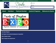 Tablet Screenshot of daytontxchamber.com